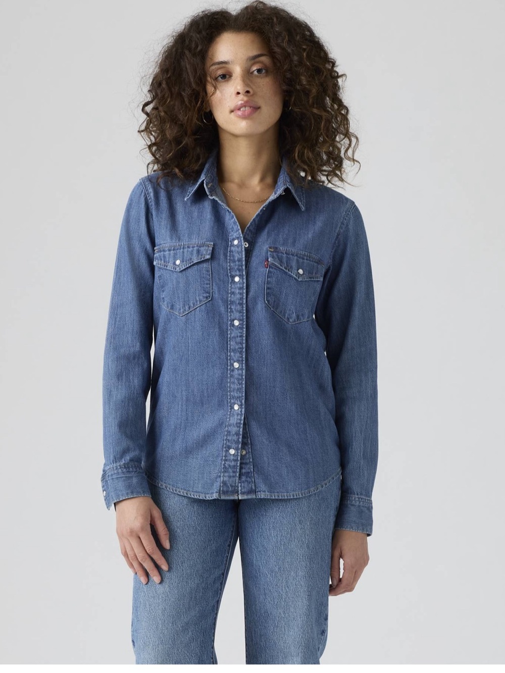 Levi’s Iconic Western Denim Shirt. M. - Picture 10 of 11